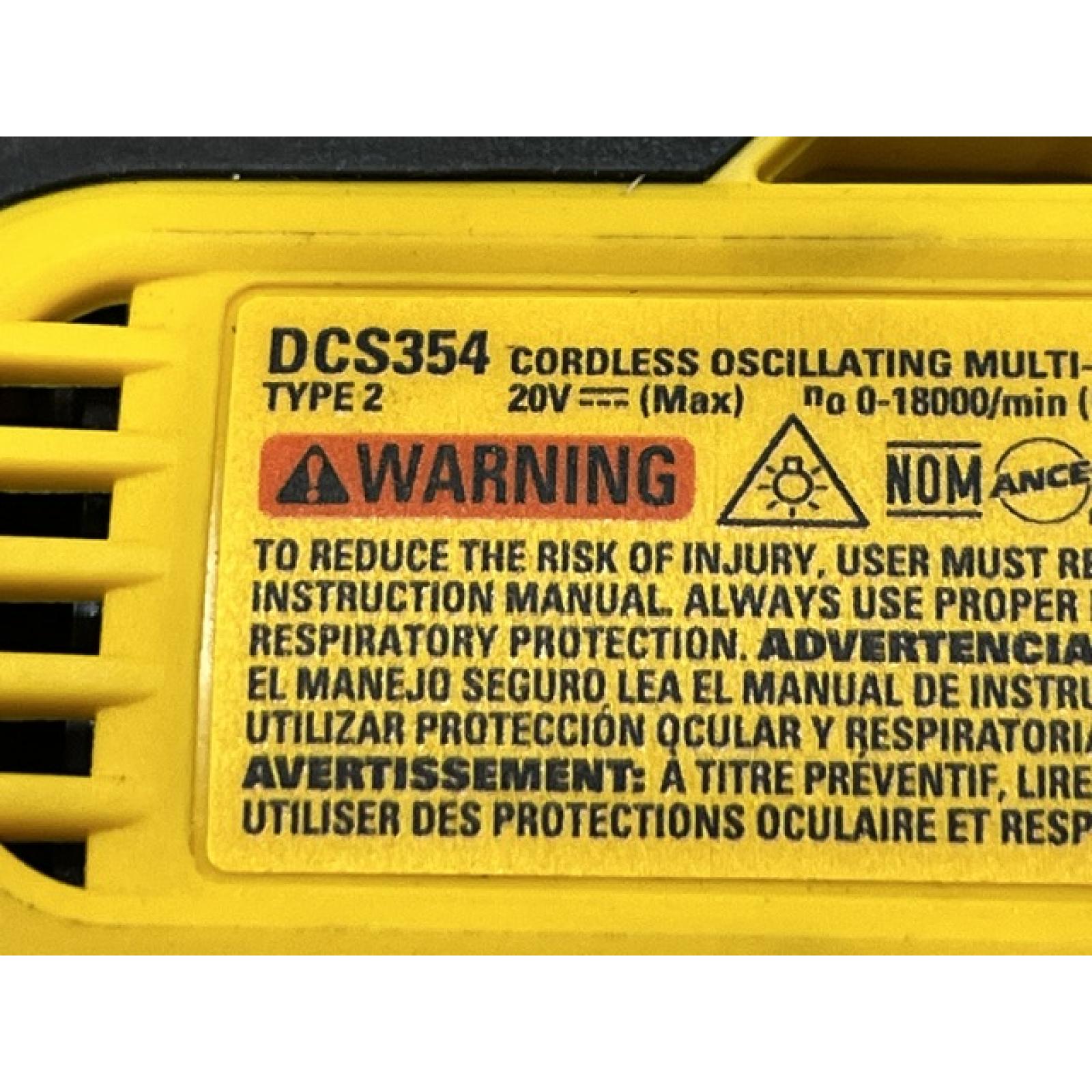 AS-IS DEWALT ATOMIC 20V MAX Cordless Brushless Oscillating Multi Tool (Tool Only)