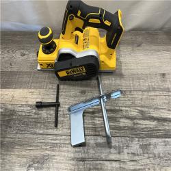 AS-IS DEWALT 20V MAX XR Cordless Brushless 3-1/4 in. Planer (Tool Only)