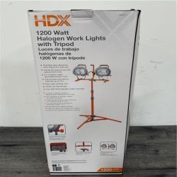 California AS-IS HDX 1200 Watt Halogen Work Light with Tripod (Damage box)