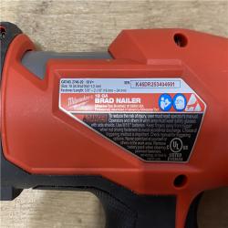 AS-IS Milwaukee FUEL 18-Volt Lithium-Ion Brushless Cordless Gen II 18-Gauge Brad Nailer (Tool-Only)