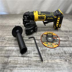 AS-IS DEWALT ATOMIC 20V MAX Cordless 4-1/2 in. Angle Grinder with Paddle Switch (Tool Only)