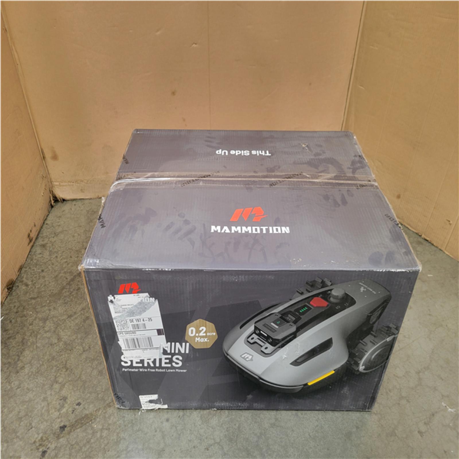 CALIFORNIA NEW MAMMOTION YUKA MINI 7.5 IN. ROBOT LAWN MOWER