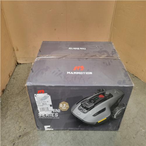 CALIFORNIA NEW MAMMOTION YUKA MINI 7.5 IN. ROBOT LAWN MOWER