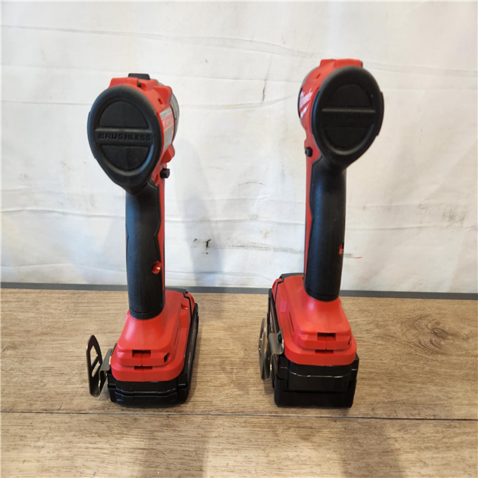 AS-IS- Milwaukee 18-Volt Lithium-Ion Brushless Cordless Compact Hammer Drill/Impact Combo Kit