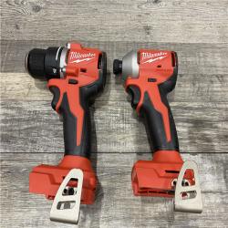 AS-IS Milwaukee 18V Lithium-Ion Brushless Cordless Compact Drill/Impact Combo Kit