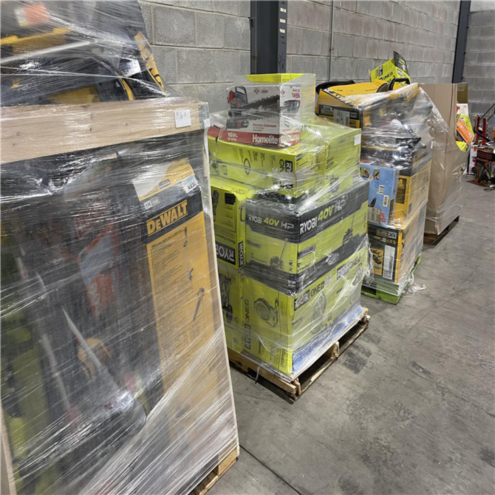 Pittston Location As-Is Power Tools Partial Truckload (10 pallets) 1976-B