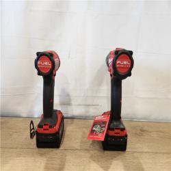 AS-IS- Milwaukee FUEL 18V Lithium-Ion Brushless Cordless Hammer Drill and Impact Driver Combo Kit