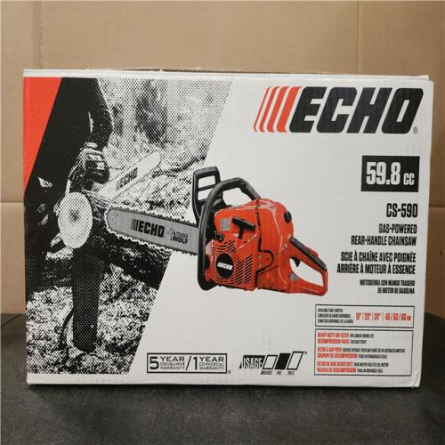 Phoenix LIKE NEW ECHO 20 in. 59.8 cc Gas 2-Stroke Rear Handle Timber Wolf Chainsaw