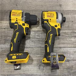 AS-IS DEWALT ATOMIC 20-Volt MAX Lithium-Ion Cordless Combo Kit