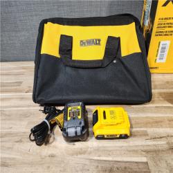 HOUSTON LOCATION - AS-IS DEWALT 20V MAX XR 16-Gauge Electric Cordless Angled Finishing Nailer Kit