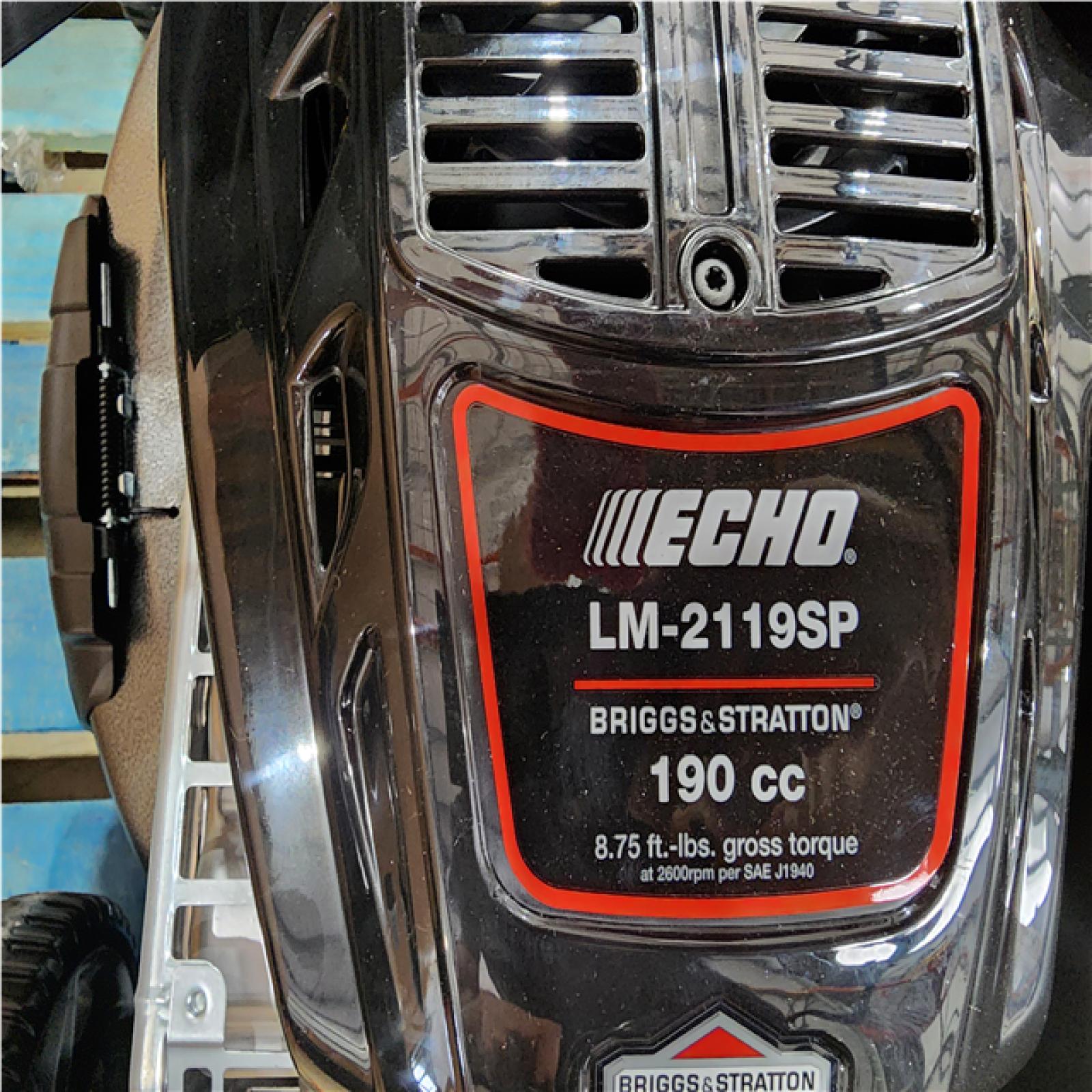 Houston Location AS-IS  Echo 21 Inch 190 CC Gas-Powered Self-Propelled Lawn Mower - LM-2119SP
