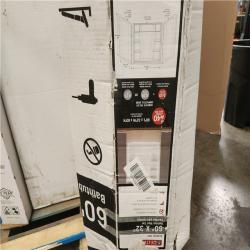 Phoenix Delta Classic 500 3-Piece Direct-to-Stud Alcove Shower Wall Surround in High Gloss White Complete Set (Walls  Base and Shower Seat)