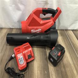 AS-IS Milwaukee  FUEL 120 MPH 500 CFM 18V Brushless Cordless Battery Powered Leaf Blower Kit