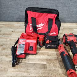 HOUSTON LOCATION - AS - IS Milwaukee 2 Tool Combo Kit W/ (2) Battery & Charger