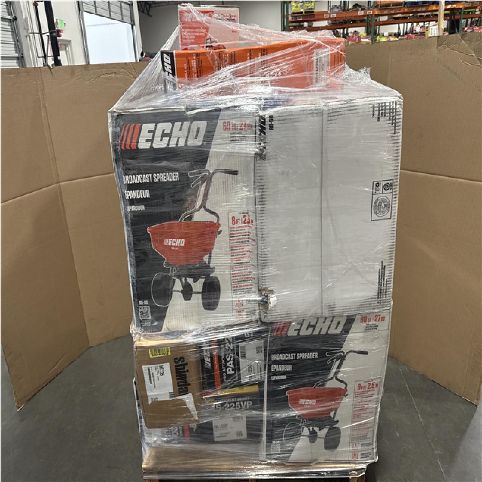 CALIFORNIA AS IS ECHO POWER EQUIPMENT PALLET