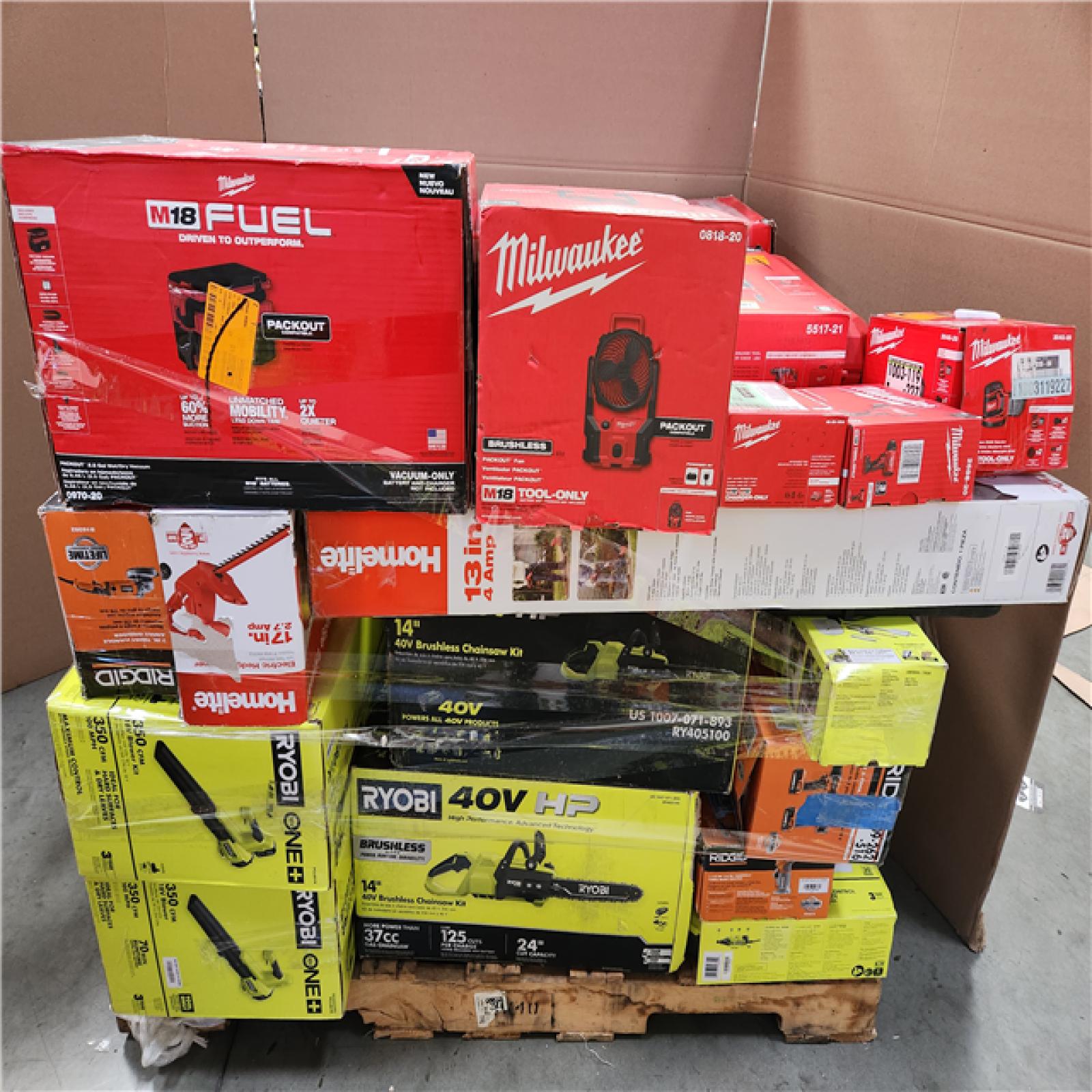 CALIFORNIA AS -IS  TOOL PALLET