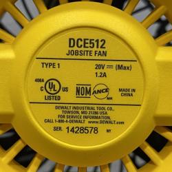 AS-IS DEWALT 20V MAX Jobsite Fan (Tool Only)