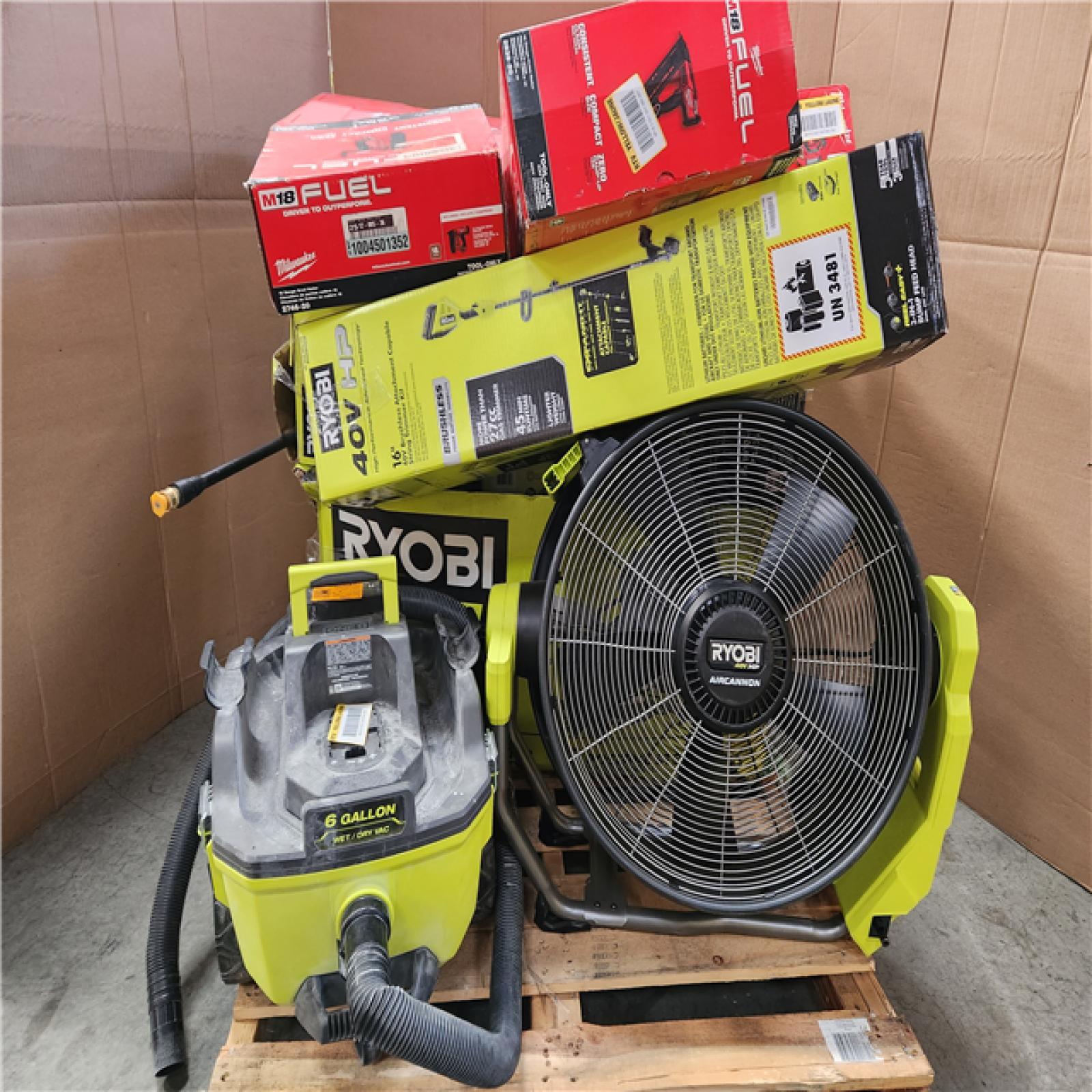 California As-Is Tool Pallet