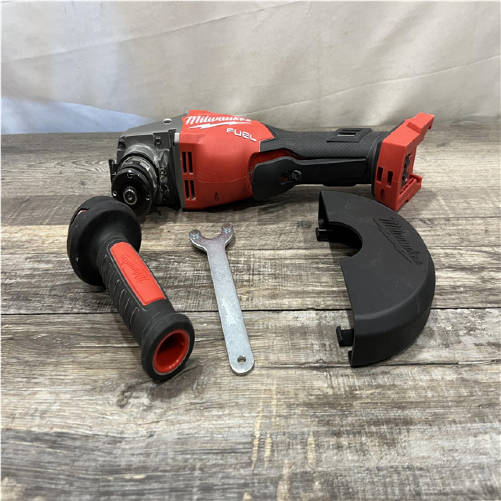 AS-IS Milwaukee FUEL 18-Volt Lithium-Ion Brushless Cordless 4-1/2 in./6 in. Braking Grinder with Paddle Switch (Tool-Only)