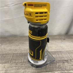 AS-IS DEWALT 20V MAX XR Cordless Brushless Fixed Base Compact Router (Tool Only)