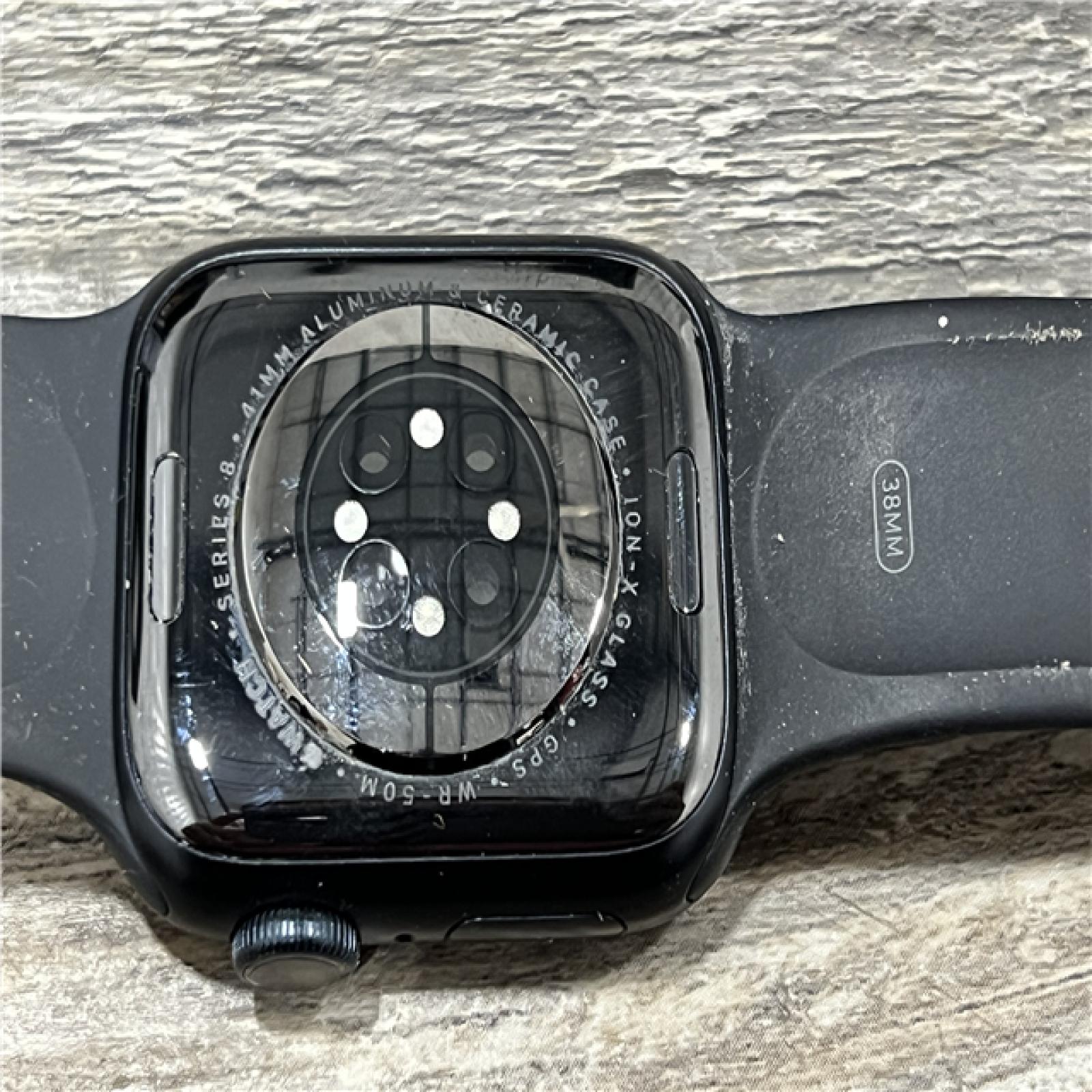 AS-IS Apple Watch Gen 8 Series 8 41mm Midnight Aluminum - Midnight Sport Band