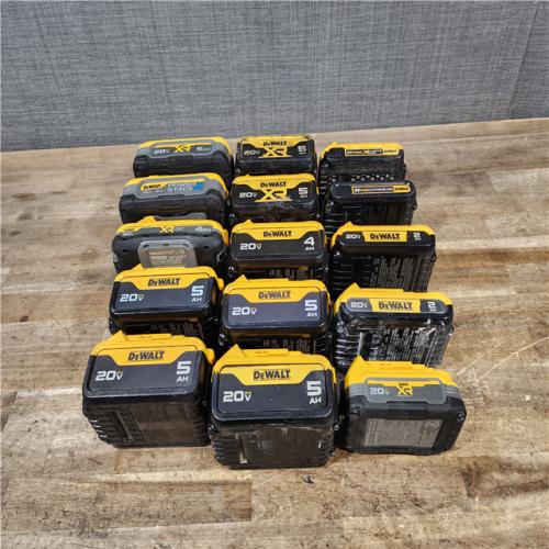 HOUSTON LOCATION - AS-IS DEWALT BATTERY PACK QTY - 15