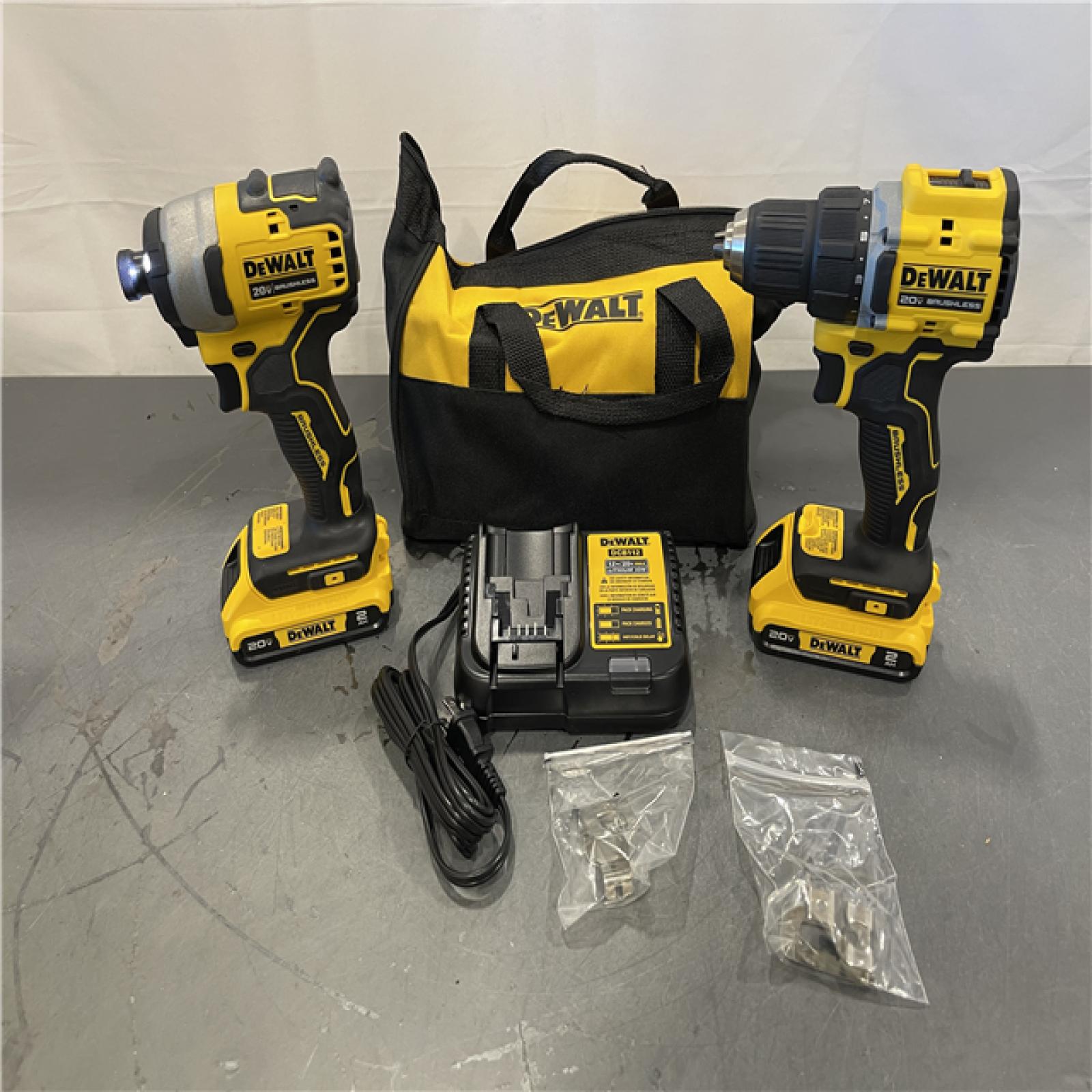 AS-IS - Dewalt ATOMIC 20-Volt MAX Lithium-Ion Cordless Combo Kit