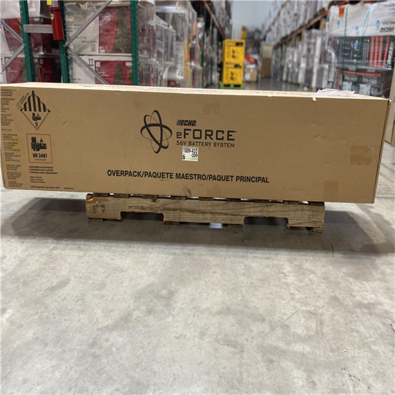 DALLAS LOCATION- NEW!- ECHO 56V 16 in. Brushless Cordless Battery Straight Shaft String Trimmer with Speed-Feed Head and 2.5Ah Battery and Charger (4 UNITS)