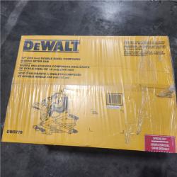 NEW- DeWalt 15 Amps 12 in. Corded Dual-Bevel Sliding Compound Miter Saw