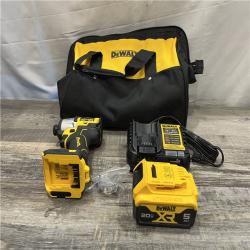 AS-IS DEWALT 20-Volt Maximum XR Lithium-Ion Cordless Brushless 1/4 in. 3-Speed Impact Driver Kit