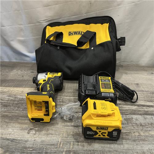 AS-IS DEWALT 20-Volt Maximum XR Lithium-Ion Cordless Brushless 1/4 in. 3-Speed Impact Driver Kit