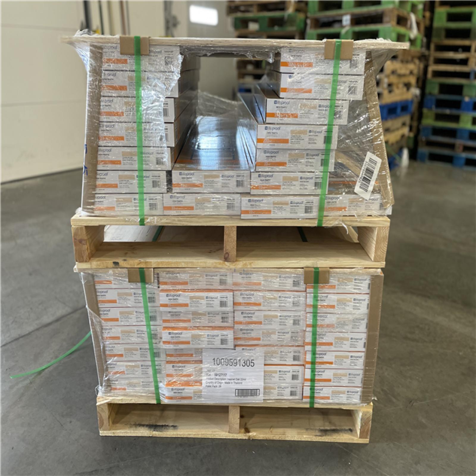 DALLAS LOCATION - LIFEPROOF Vesinet Oak 22 mil x 8.7 in. W x 48 in. L Click Lock Waterproof Luxury Vinyl Plank Flooring (20.1 sq. ft./case) PALLET-(45 CASES)