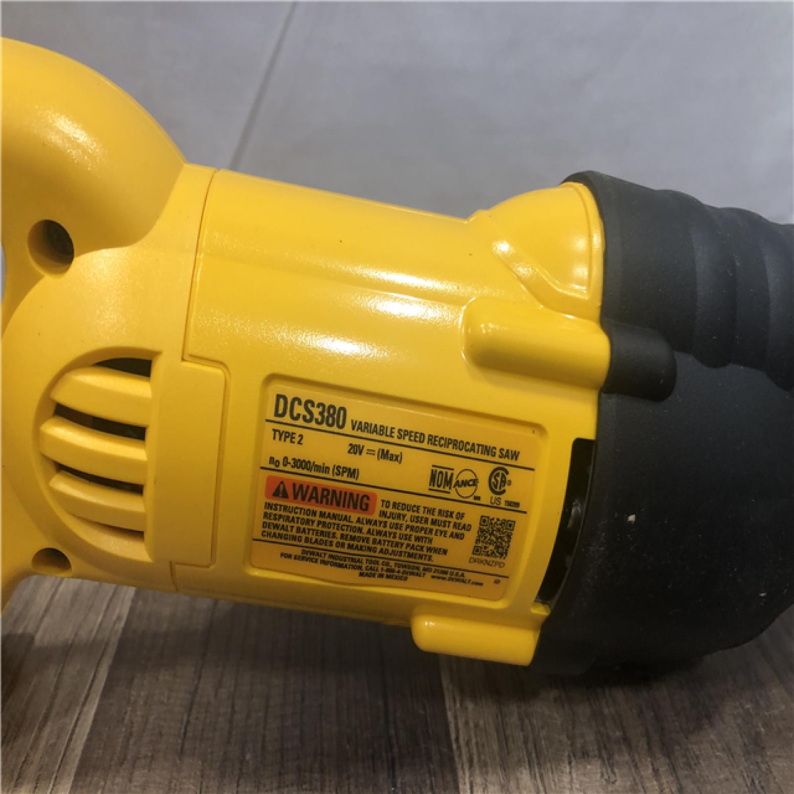 AS-IS DEWALT 20V MAX Cordless Reciprocating Saw (Tool Only)