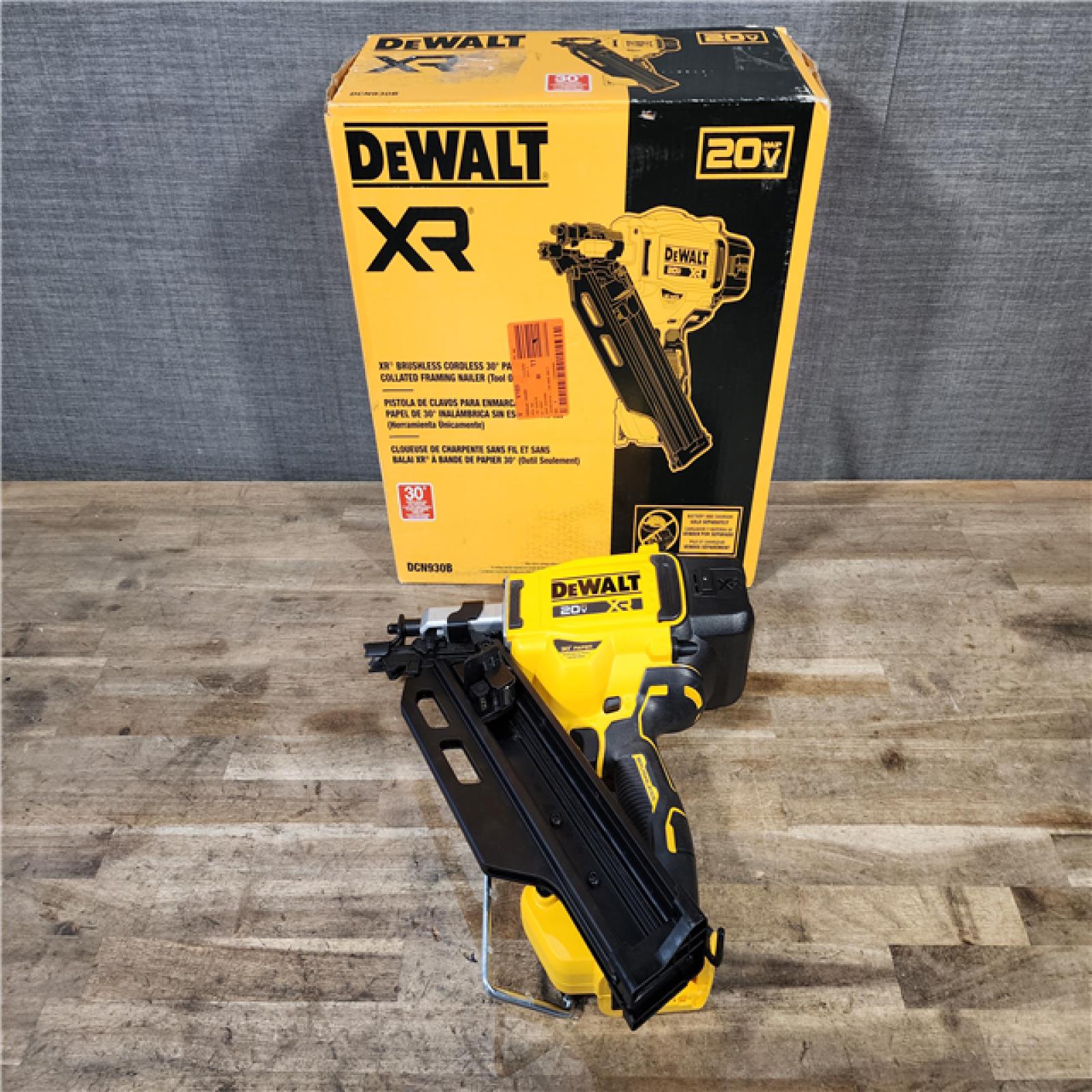 HOUSTON LOCATION - AS-IS DEWALT 20V 30 Degree Cordless Framing Nailer (Tool-Only)