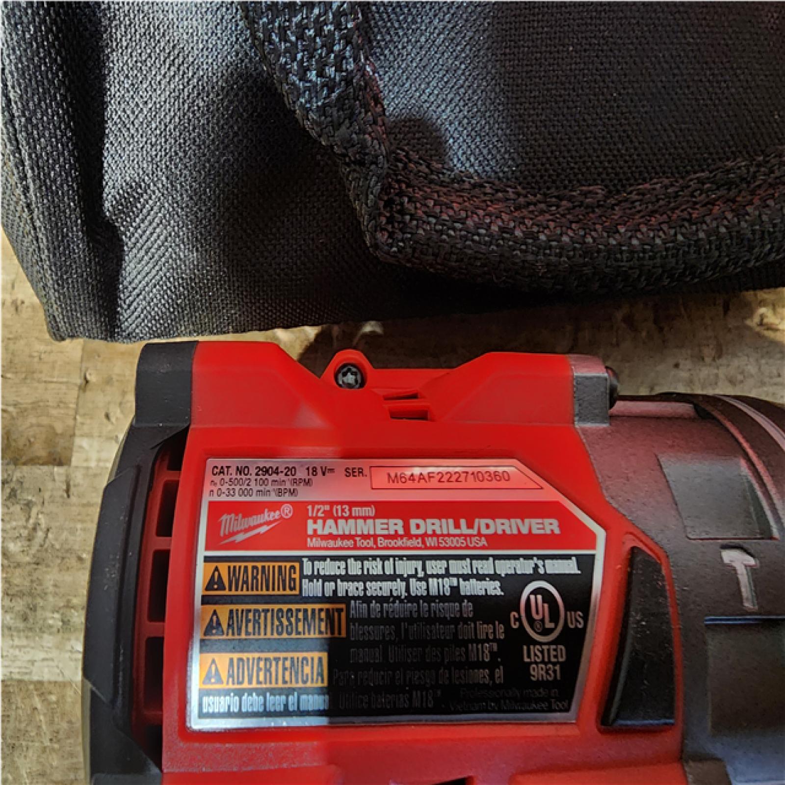 Houston Location AS-IS Milwaukee FUEL Drill Driver/Hammer