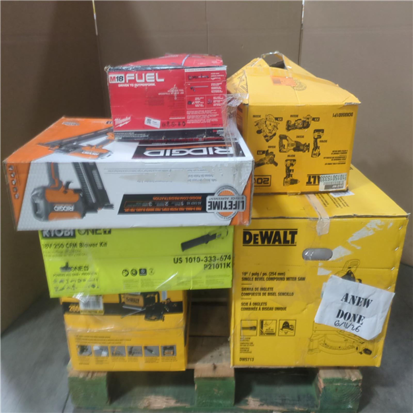 CALIFORNIA AS-IS TOOL PALLET