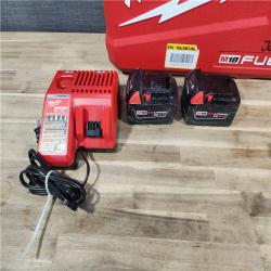 HOUSTON LOCATION - AS-IS MILWAUKEE M18 FUEL 18V Lithium-Ion Brushless Cordless Hammer Drill and Impact Driver Combo Kit (2-Tool) with 2 Batteries