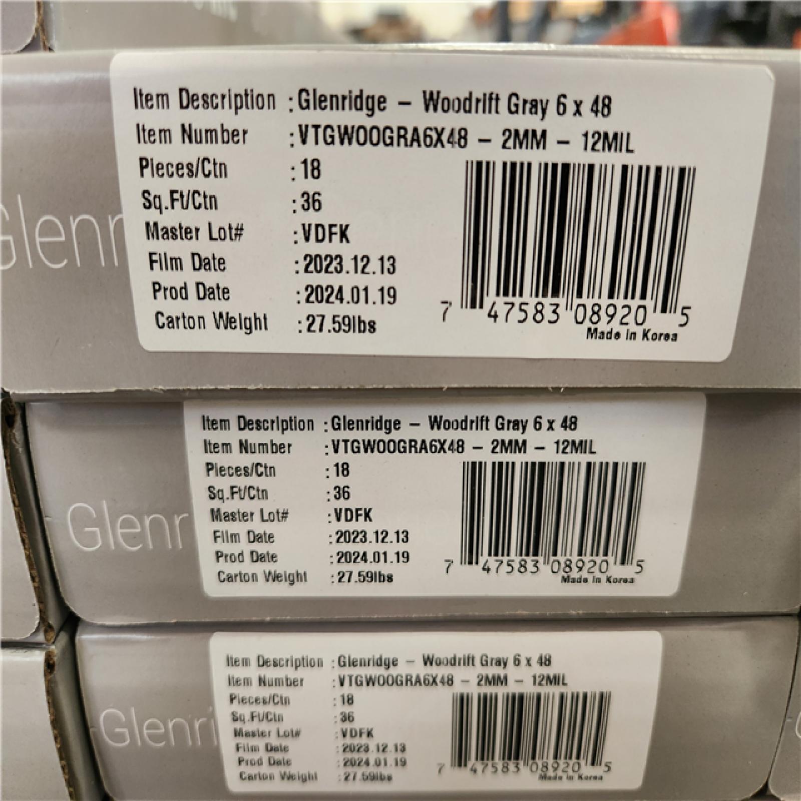 Phoenix NEW A&A Surfaces Weathered Oyster 12 MIL x 6 in. x 48 in. Glue Down Luxury Vinyl Plank Flooring (1116 sq. ft. /31 case)