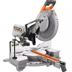 DALLAS LOCATION- AS-IS RIGID 15 Amp Corded 12 in. Dual Bevel Sliding Miter Saw with 70 Deg. Miter Capacity