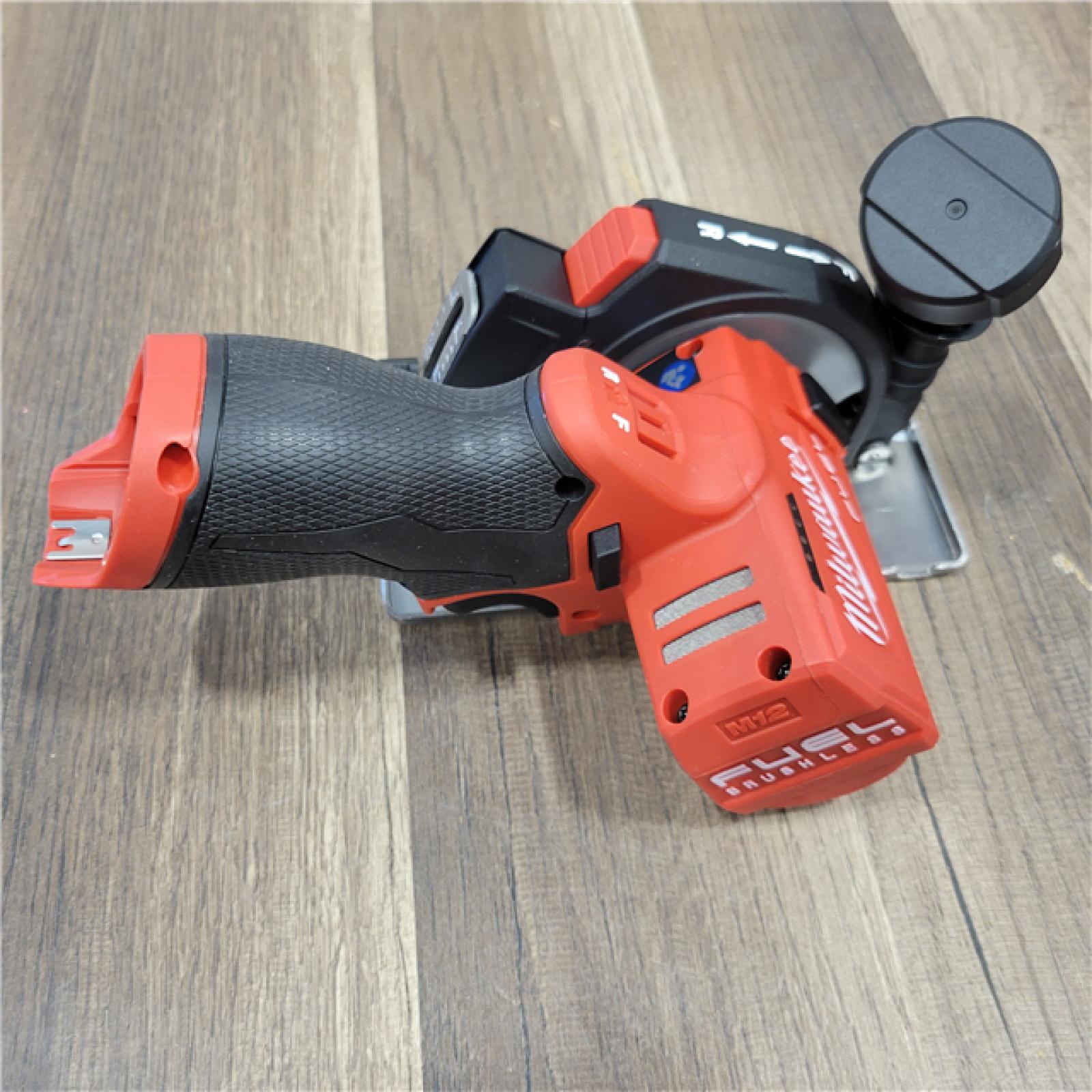 AS-IS Milwaukee M12 FUEL 12V Lithium-Ion Brushless Cordless 3 in. Cut Off Saw (Tool-Only)