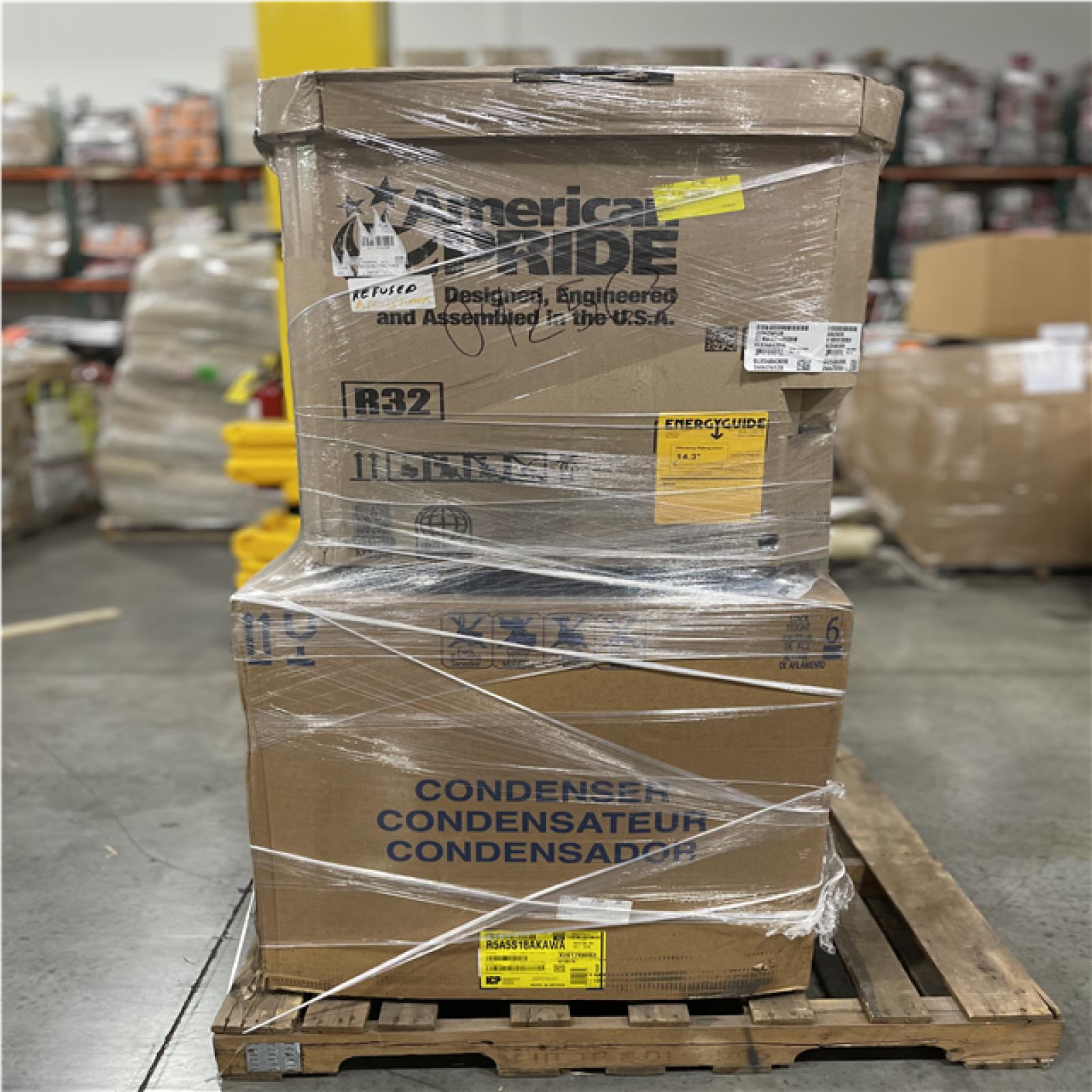 DALLAS LOCATION- AS-IS MIXED CONDENSOR PALLET (2 UNITS)