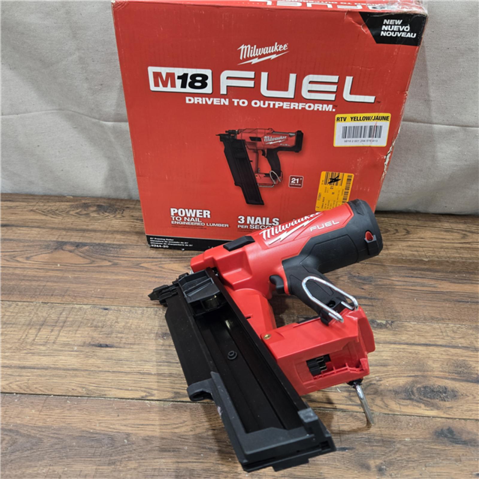 AS-IS Milwaukee 2744-20 M18 FUEL 21-Degree Cordless Framing Nailer (Tool Only)