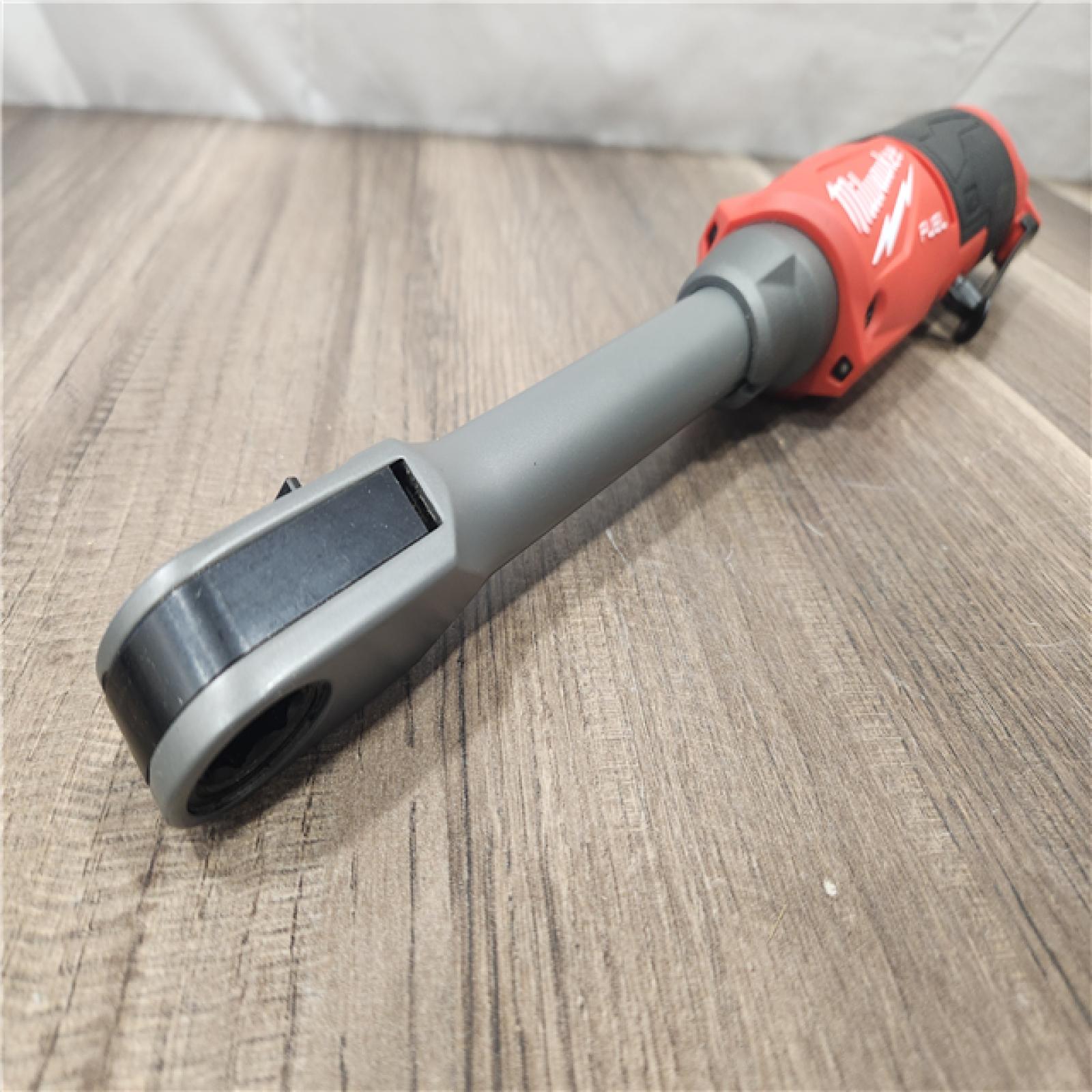 AS-IS- Milwaukee M12 FUEL INSIDER Extended Reach Box Ratchet (Tool-Only)