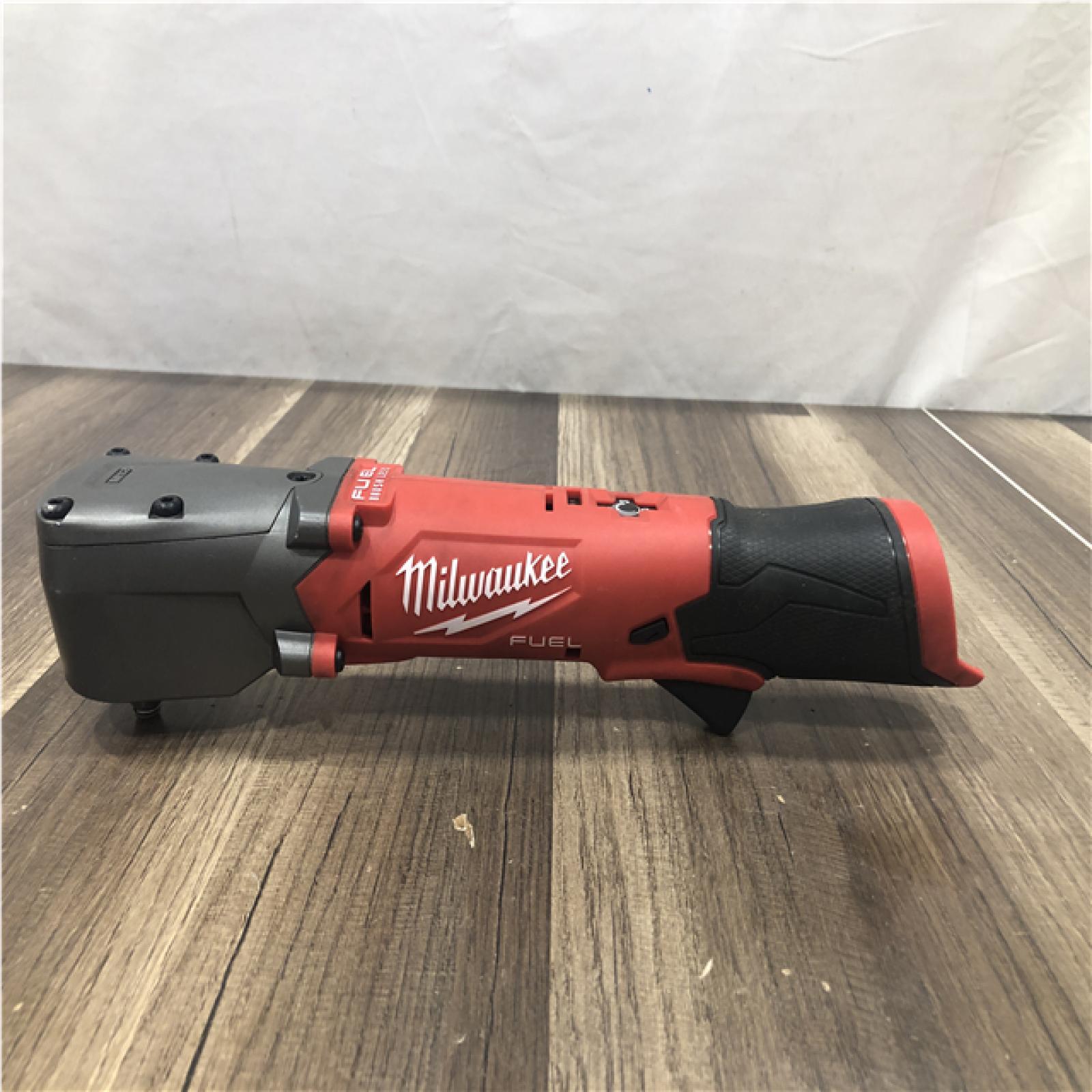 AS-IS Milwaukee FUEL 12V Lithium-Ion Brushless Cordless 3/8 in. Right Angle Impact Wrench (Tool-Only)