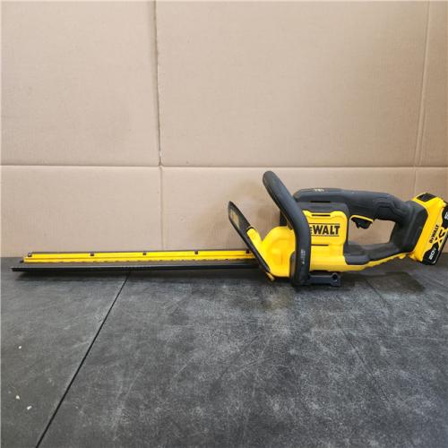 Phoenix LIKE NEW DEWALT 20V MAX 22 in. Cordless Battery Powered Hedge Trimmer with 5ah 20V Battery
