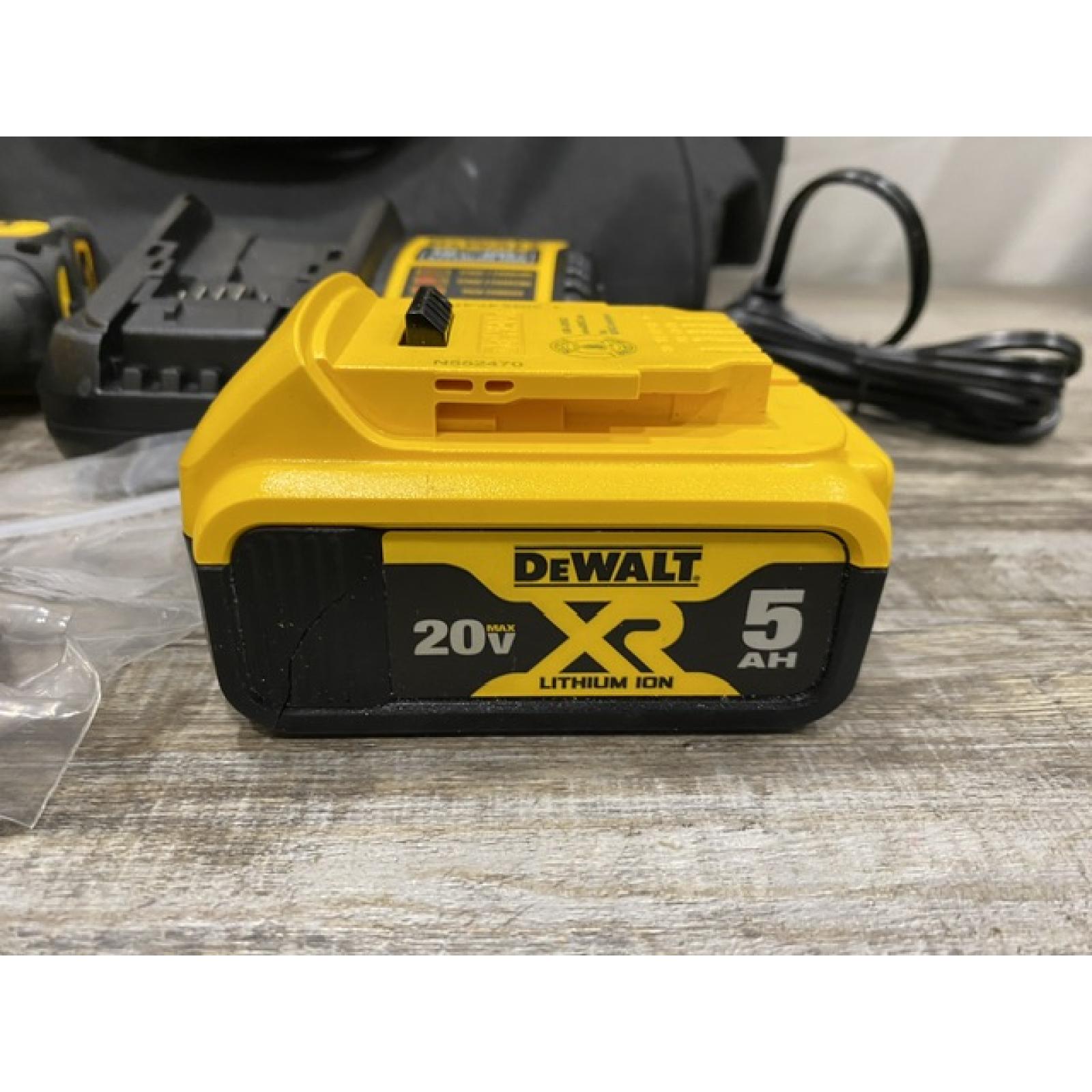 AS-IS DEWALT 20-Volt Maximum XR Lithium-Ion Cordless Brushless 1/4 in. 3-Speed Impact Driver Kit