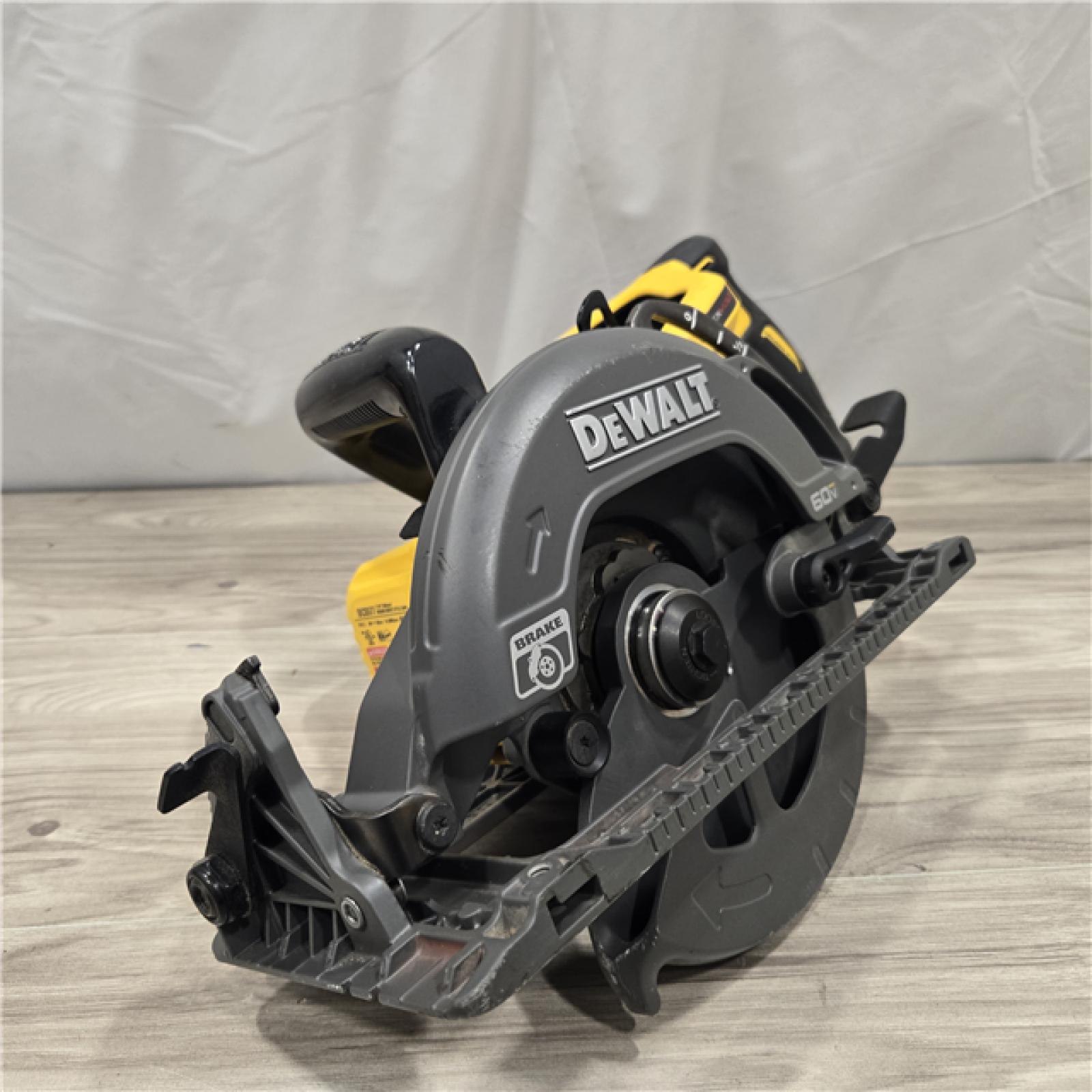 AS-IS DEWALT FLEXVOLT 60V MAX Cordless 7-1/4 in. Wormdrive Style Circular Saw (Tool Only)
