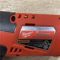 AS-IS Milwaukee 12V Lithium-Ion Cordless 3/8 in. Ratchet (Tool-Only)