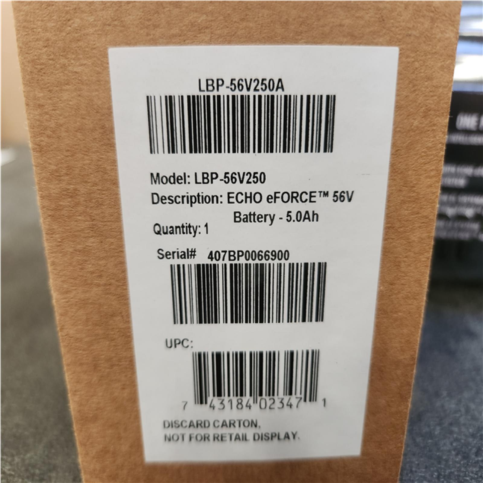 Phoenix SEALED ECHO 56V High-Capacity 5.0Ah Lithium-Ion Battery with eCM Battery Management Technology and On-Board Fuel Charge Gauge