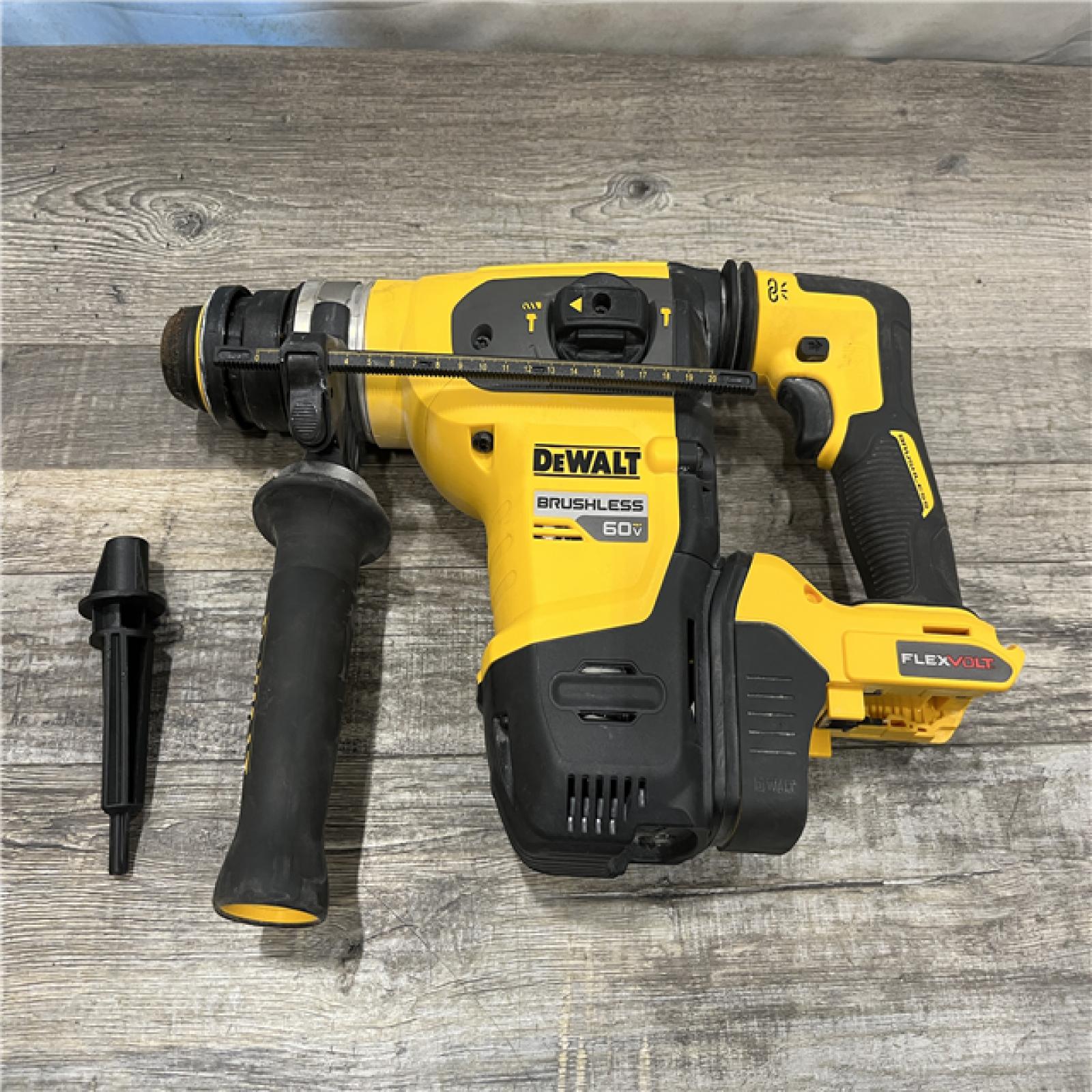 AS-IS DEWALT FLEXVOLT 60V MAX Cordless 1-1/4 in. SDS Plus Rotary Hammer (Tool Only)